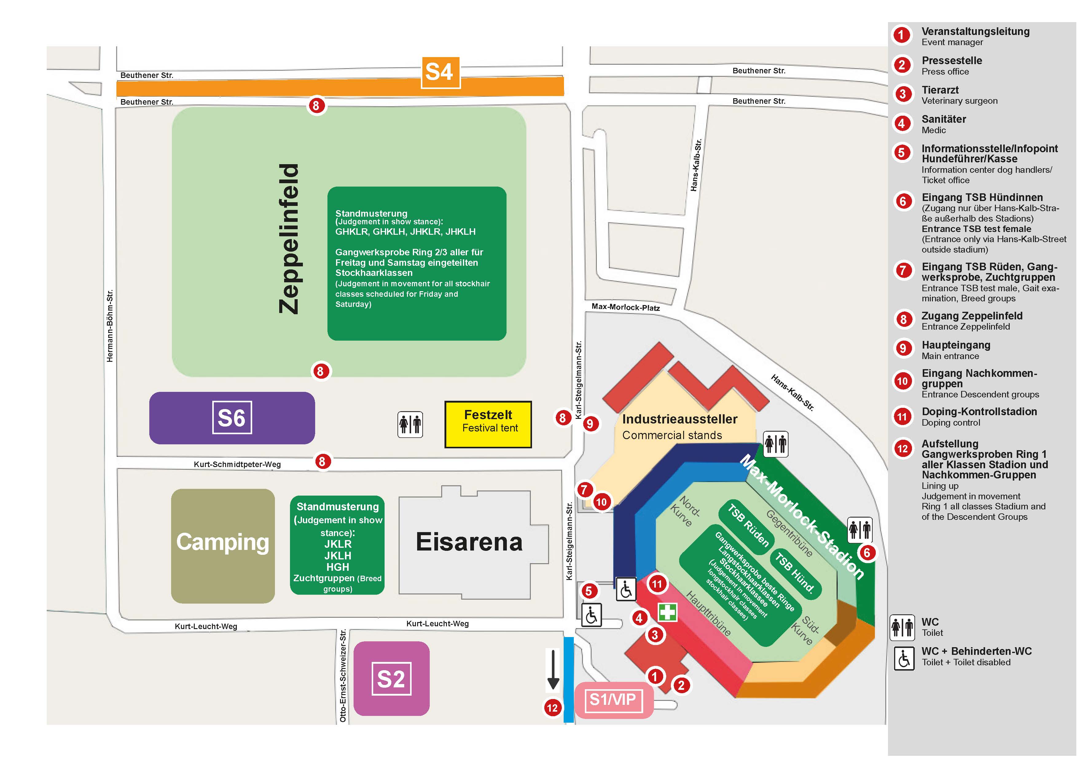 Stadionplan Nürnberg 2026
